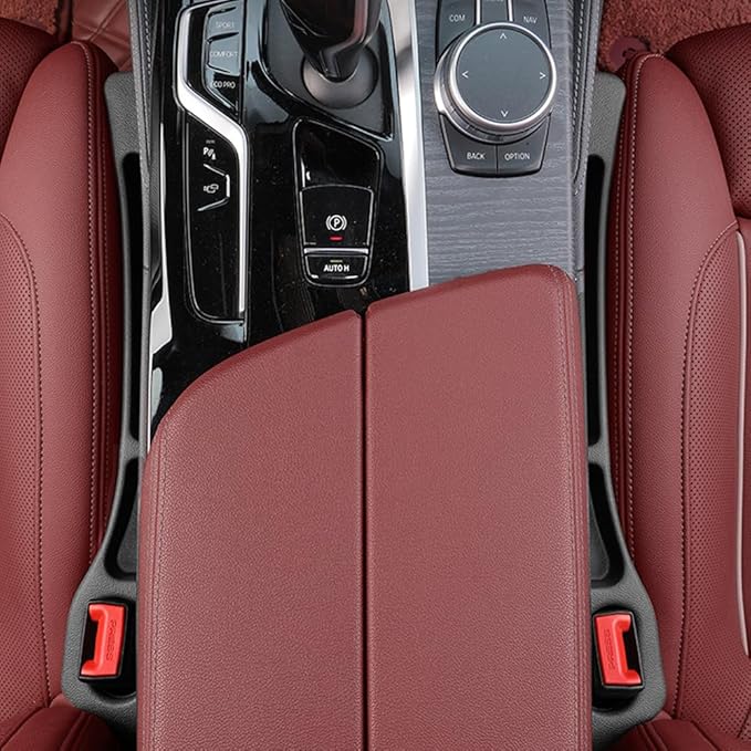 YLXGT Car Seat Gap Filler Organizer Universal for Car SUV Truck Accessories Seat Gap Plug Blocker with Storage Slot Black 2 Pack