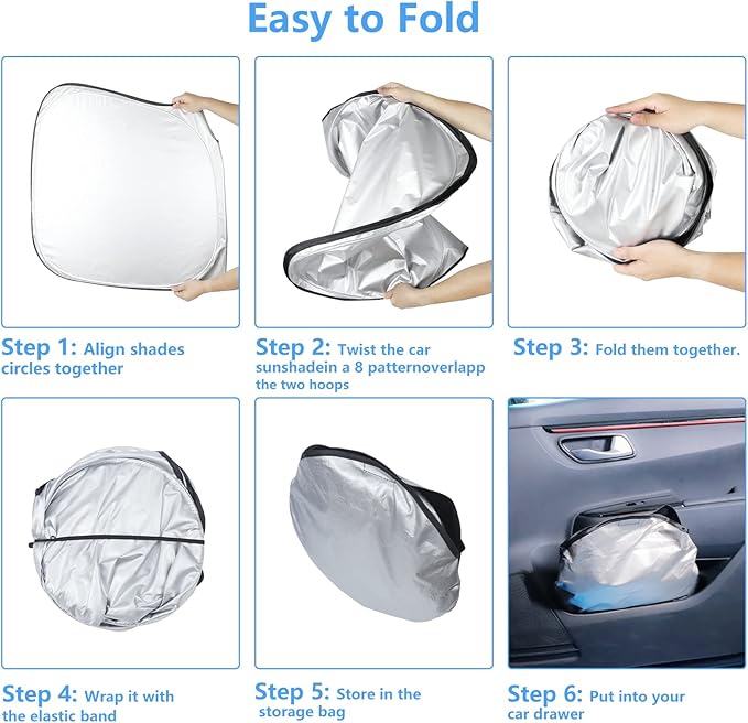 Windshield Sun Shade for Lexus RX 2023-2026 RX 350 RX 350 F Sport Accessories Window Sunshade Fit Lexus Sunshade Windshield Cover 4 Layers Front Window Shade Sun Visor Blocks UV Keep Car Cooler