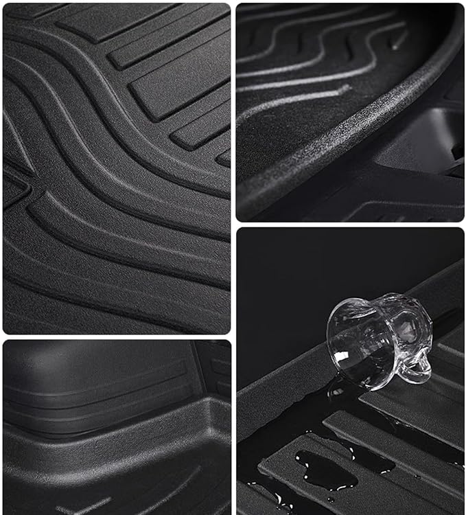 Cargo Liners Fits Toyota Camry 2018-2023 Rear Trunk Floor Mats 3D Boot Tray All-Weather TPE Black