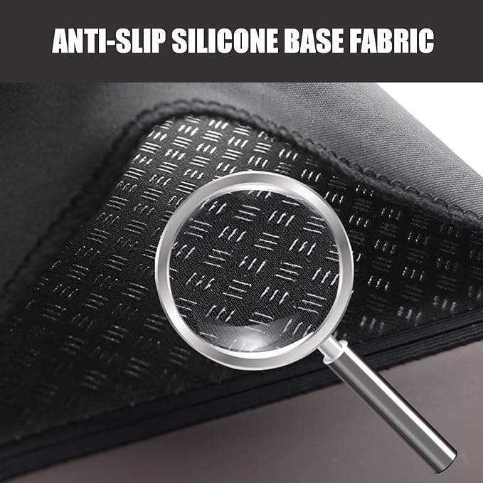 Car Armrest Covers for Mercedes Benz SLK 200 200K 250 280 350 Premium Leather Center Console Armrest Cushion Pad Anti-Scratch Soft Support for Elbow Auto Interior Accessories, Black Style