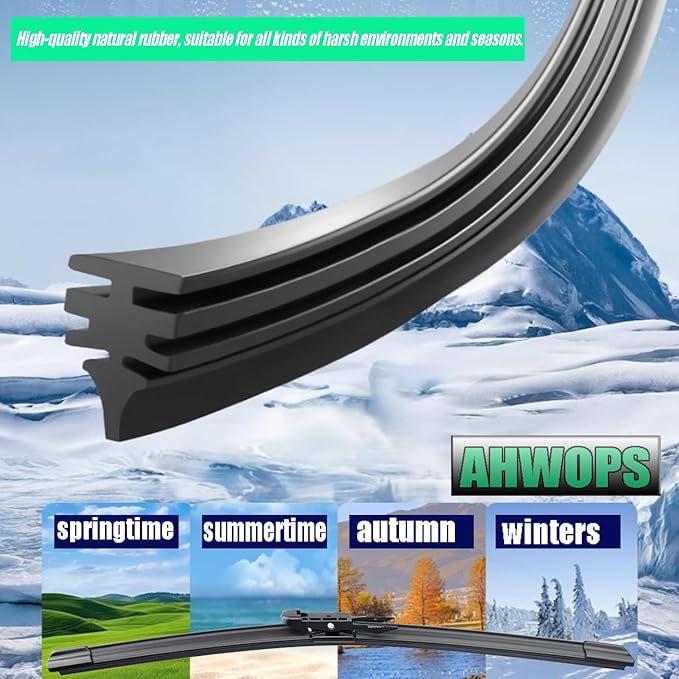 3 Wiper Front and Rear Wiper Blades for Ford C-Max 2013-2018, OE Original Style (28″/26″ Front/12″ Rear) For My Car