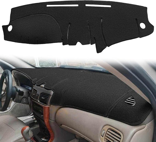 Dash Cover Mat Custom Fit for Nissan Sentra Dashboard Pad Cap Carpet Protector K268 (Black)