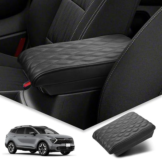 BIBIBO [Upgraded for 2025 2026 Kia Sportage Console Armrest Cover 2023-2025 2026 Kia Sportage NQ5 Console Lid,2023 Sportage Arm Rest Pad Cover Protector,2025 Kia Sportage Accessories Armrest Cushion