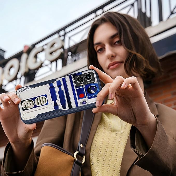 for Moto G Power 5G 2024 Case - Compatible with MagSafe Women Girls Boys Cute Magnetic Phone Cover Cool Blue Unique Heavy Duty Shockproof Design for Motorola Moto G Power 5G 2024 Cases