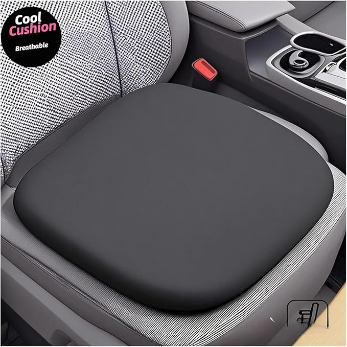 Memory Foam Car Seat Cushions with Lumbar Support - Cool and Breathable Comfort for Car and Office Use(3,35x35cm)