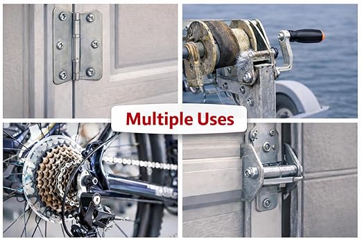 MPD PRO White Lithium Grease Spray, Marine-Grade Drip-Free Lubricant, Non-Staining High-Solid Formula for Garage Doors, Hinges, Chains & Automotive Use – 11 oz (6-Pack)