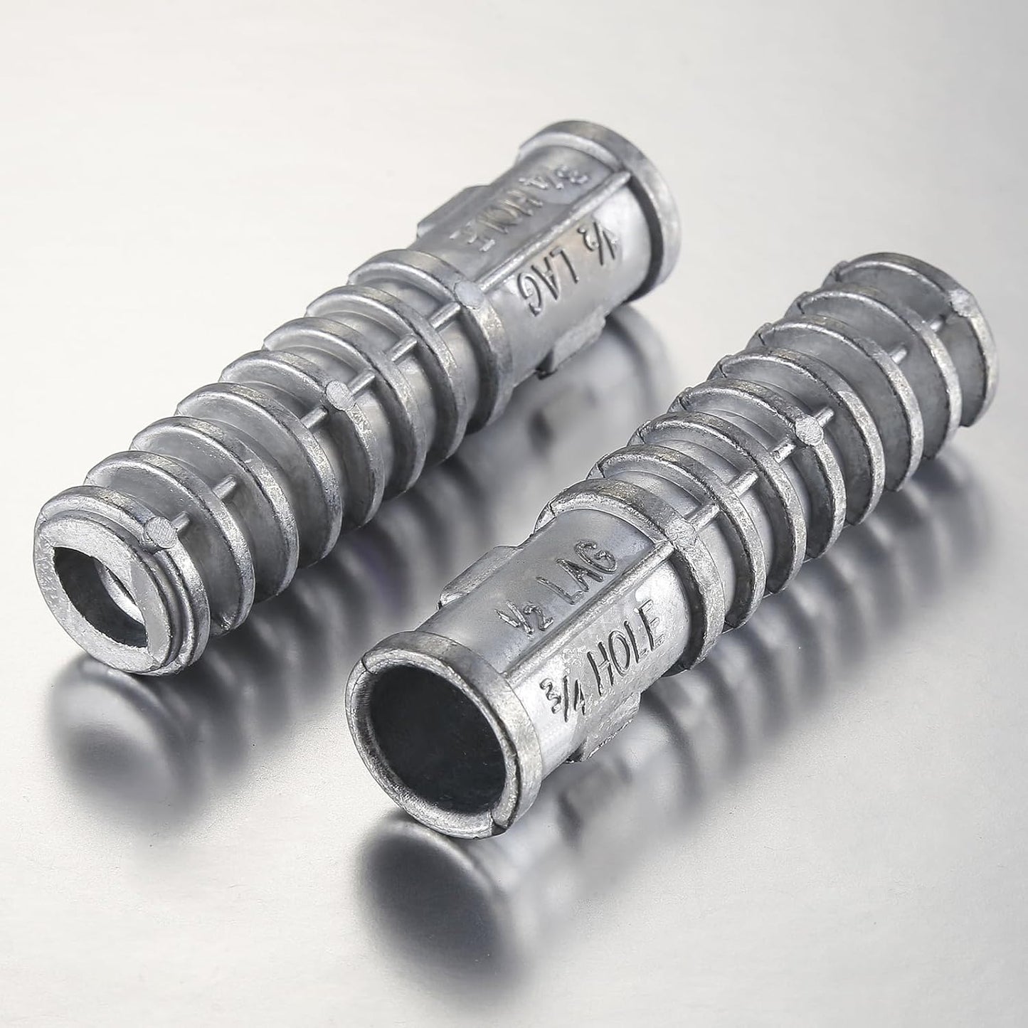 Wensilon(50pcs) 5/16 * 1-1/4 Lag Shield Anchor Long Zinc Alloy Bolts Concrete Anchors, Zinc Alloy Masonry Anchors Hole
