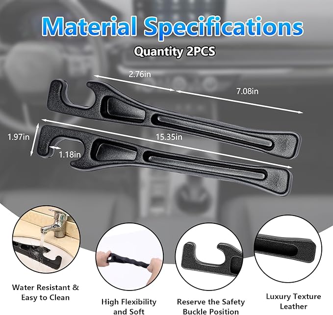 【Compatible with Kia K4 K5】 Seat Gap Filler,No Drop Seat Guard Compatible with Kia K4 K5,Drop Seat Guards for Cars(2Pcs),Emergency Keychain Car Escape Tool(2Pcs)