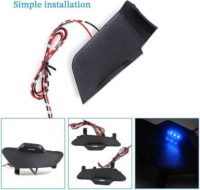 Door Bowl Light Fit for Toyota RAV4 2022 2023 2024 Inner Door Handle Accessories Bowl Shape LED Light Ambient Light Interior 4 pcs (White)
