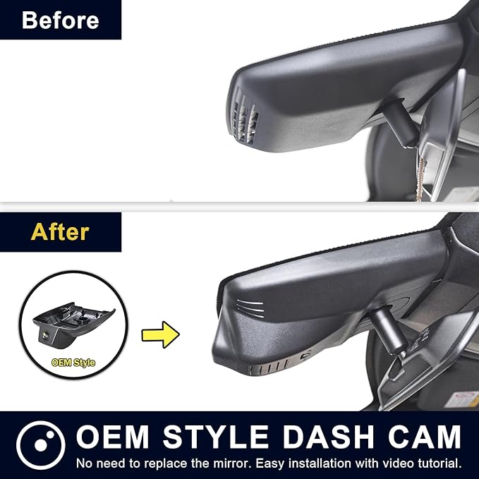 Front 4K & Rear 1080p Dash Cam Custom Custom for Lexus RX 2023 2024 2025 2026(Model C),RX 350 350h 450h 500h Premium Luxury F Sport etc,OEM Look,UHD 2160P Video,Parking Mode,WiFi & App,128GB Card