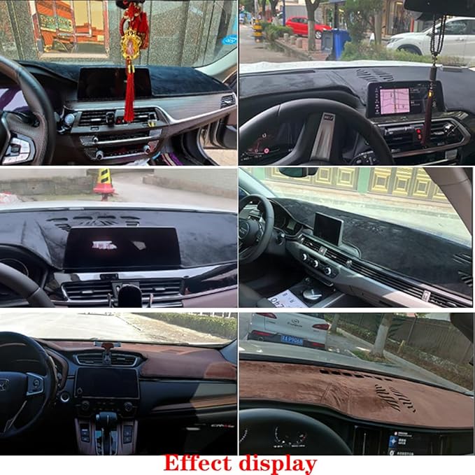 Dashboard Cover for Buick Lacrosse 2017-2022,Anti-Glare Sun Shield,Non-Slip Custom Fit Dash Mat,Interior Protector,Flannel
