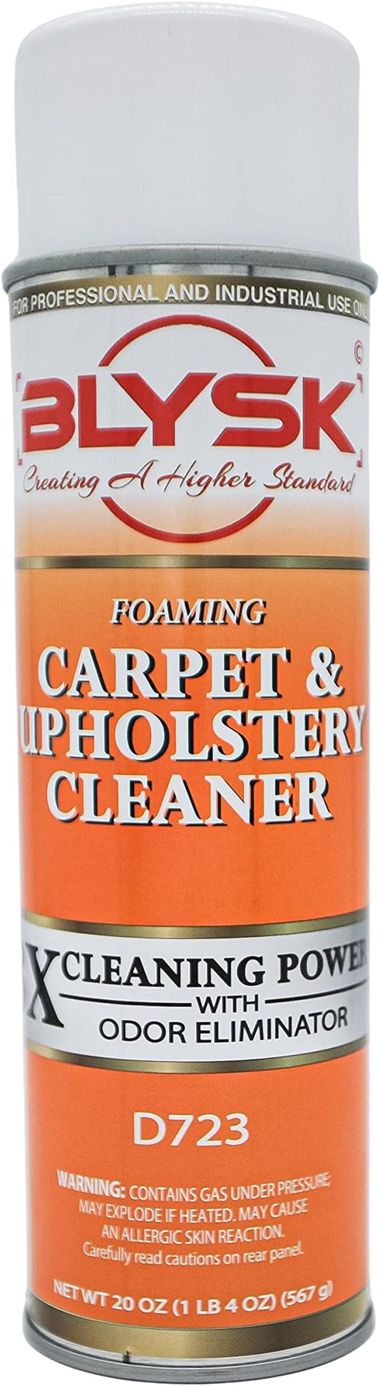 Carpet & Upholstery Cleaner 20 oz (D723) 3X Cleaning Power & Odor Eliminator, Automotive Interior, Car Carpet, Seats, Floor Mats, Removes Stubborn Stains & Odors