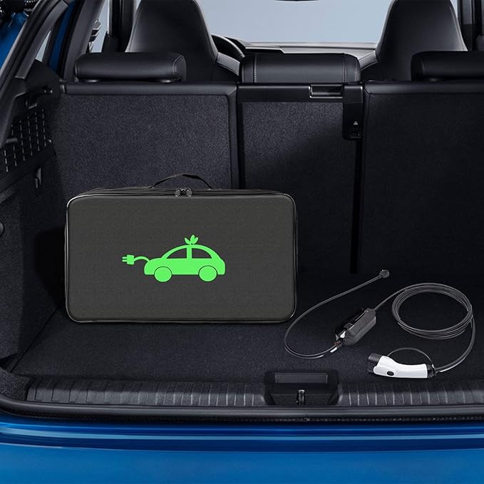 Waterproof EV Storage Bag, Cable Cover, Wear-resistant, Lightweight, EV Organizer for Electric Vehicle, Rectangle Shape
