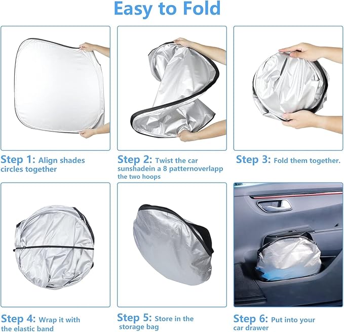 Windshield Sun Shade for Mercedes Benz Accessories Window Sunshade Fit Mercedes Benz C Class C250 C300 C400 2015-2023 Front Window Shade Sun Visor Blocks UV Keep Car Cooler