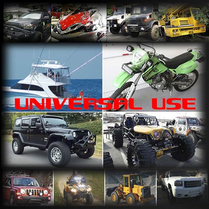4 Pods LED Rock Lights, Ampper Waterproof LED Neon Underglow Light for Car Truck ATV UTV SUV Offroad Boat Underbody Glow Trail Rig Lamp (Green)