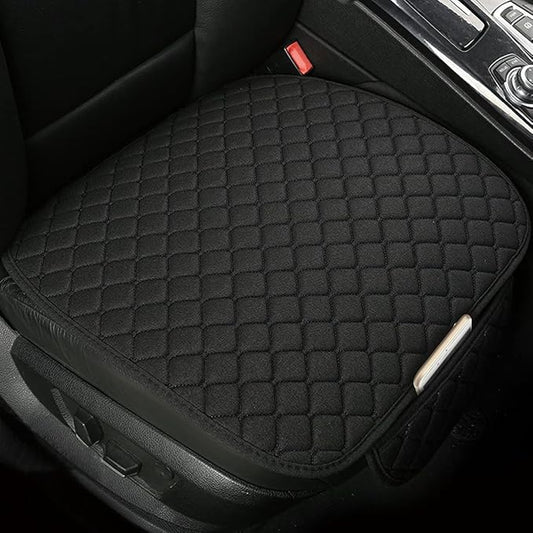 Moly Magnolia Car Seat Cover/Protector, Car Seat Cushion, Breathable, Comfort, Universal for Most Vehicles, Automotive Interior Seat Protector, Car Seat Cover for Men and Women (Black)