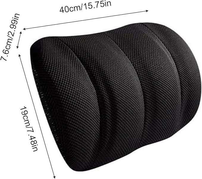 1 Piece Automotive Seat Lumbar Support Pillow for Chevrolet Silverado Crewcab 2014-2019, Driving Lower Back Cushion Ergonomic Orthopedic Posture Rest