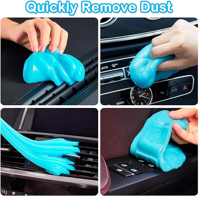 Car Cleaning Gel for Honda Clarity 2017 2018 2019 2020 2021, 200g × 2 Pack Car Interior Cleaner Slime, Auto Detailing Tools, Auto Dust Car Crevice Cleaner