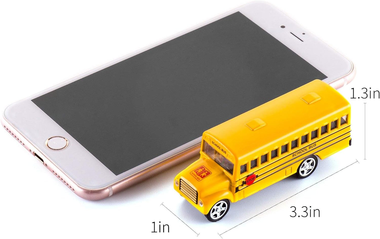 KIDAMI Die-cast Metal Toy Cars Set of 5, Openable Doors, Pull Back Car, Gift Pack for Kids (Official Car)