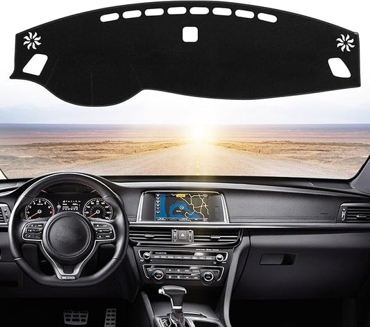 Dashboard Dash Cover Mat Carpet Compatible with 2016 2017 2018 2019 2020 Kia Optima