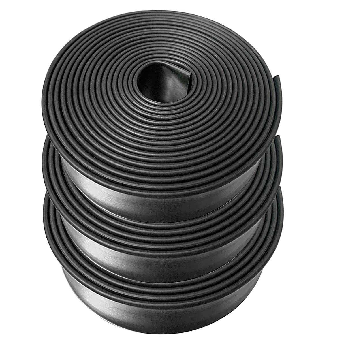 3:1 Ratio Heat Shrink Tubing Roll Adhesive Lined Industrial Marine Grade Dual Wall Heat Shrink Tube Waterproof and Sealed Black (1 inch(25.4 mm), 30 Feet)