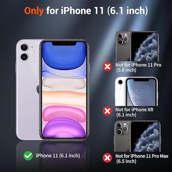SUPFINE Magnetic for iPhone 11 Case(Compatible with MagSafe)(Military Grade Drop Protection) Slim Translucent Matte Shockproof with Anti-Fingerprint Phone Case,Cangling Green