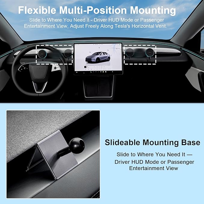 Wireless Car Mount Charger Fast Charging for Tesla Model 3/Y/3 Highland/Y Juniper (Model Y Juniper 2025+, with OBD Charger)