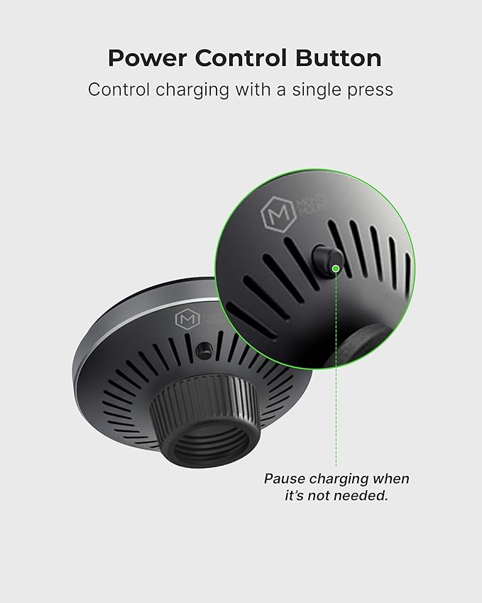 Mag Switch Qi2 Mag Safe Wireless Car Charger Air Vent Mount, 15W Fast Charger with a built in on/off switch for charging, Strong N52 Magnets, Compatible with iPhone 14/15/16/17 Iphone Air