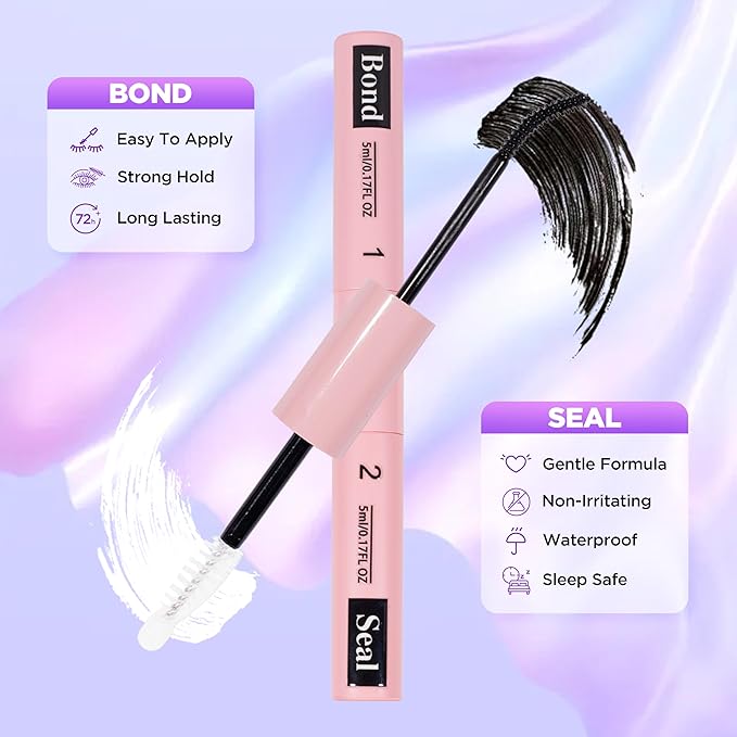 Lash Extension Kit DIY Lash Clusters Kit Eyelash Extensions Individual Lashes Extensions with (168Pcs, Plush Dress, 0.07D 8-18mm)