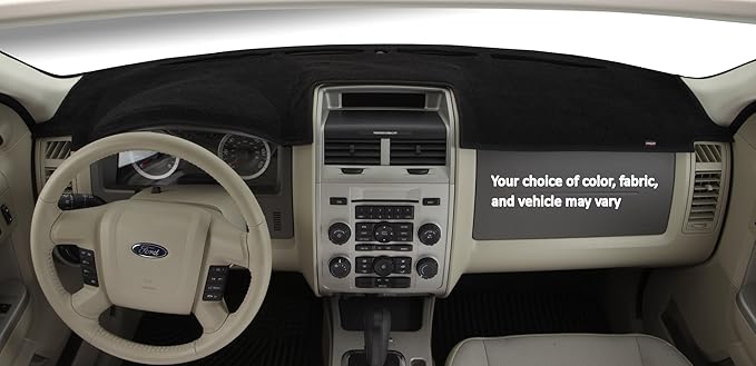 DashMat Original Dashboard Cover Toyota T100 (Premium Carpet, Black)