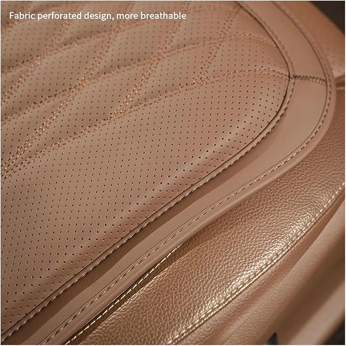 F Car Seat Cushion for BMW All Model I3 I4 I8 X1 X2 X3 X4 X5 X5M X6 X7 Z4 Car Lumbar Support Pillow Auto Seat Waist Back Cushion Y (Color : Beige B)