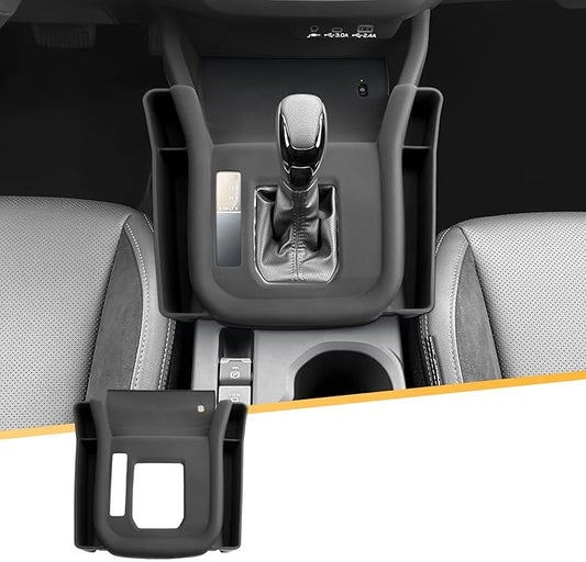 LFOTPP 2026 Forester Center Console Organizer - for 2025 2026 Subaru Forester(Premium/Sport/Limited/Touring)-Gear Shift Cover Silicone Tray for 2025 Forester Accessories (Not for Base & Wildness)