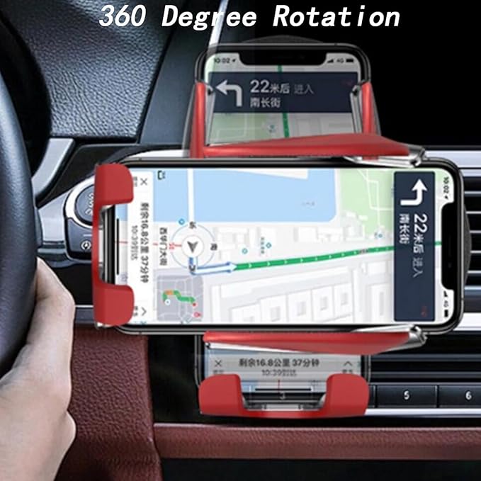 Smart Car Wireless Charger Phone Holder, Fashion Car Charger, Smart Sensor Car Wireless Charger, Automatic PhoneHolder forCar, for All Phone (Blue)