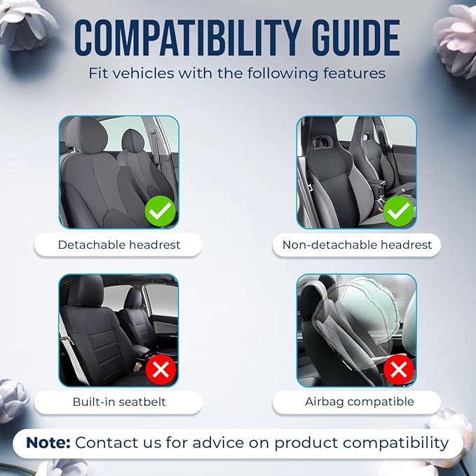 GENANY Nightmare Sack Car Seat Covers Set of 2, Breathable Front Seat Covers for Truck Sedan SUV, Horror Car Accessories, Horror Gift for Women Men