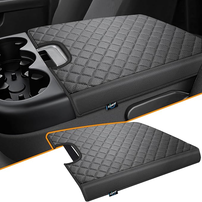 Center Console Cover Fit for Silverado Tahoe Sierra Yukon Suburban 2007-2013 Jump Seat Console, Car Armrest Seat Box Cover, Car Arm Rest Covering, Arm Rest Cushion Pad