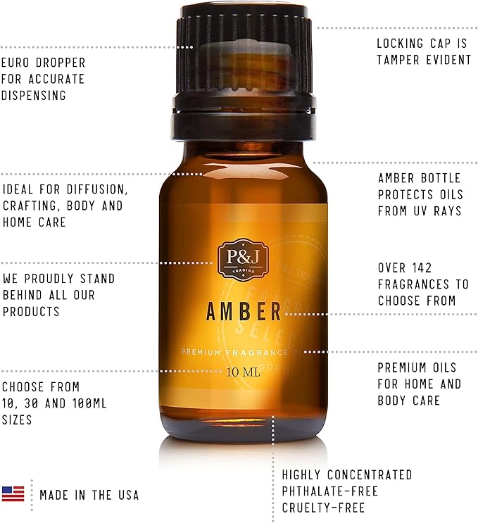 P&J Trading Fragrance Oils for Diffusers for Home Sweet Set Fragrance Scents for Candle Making - Soap Making Supplies - Car Diffuser Scents - Essential Home Gift Set - Cotton Candy, Smores & More