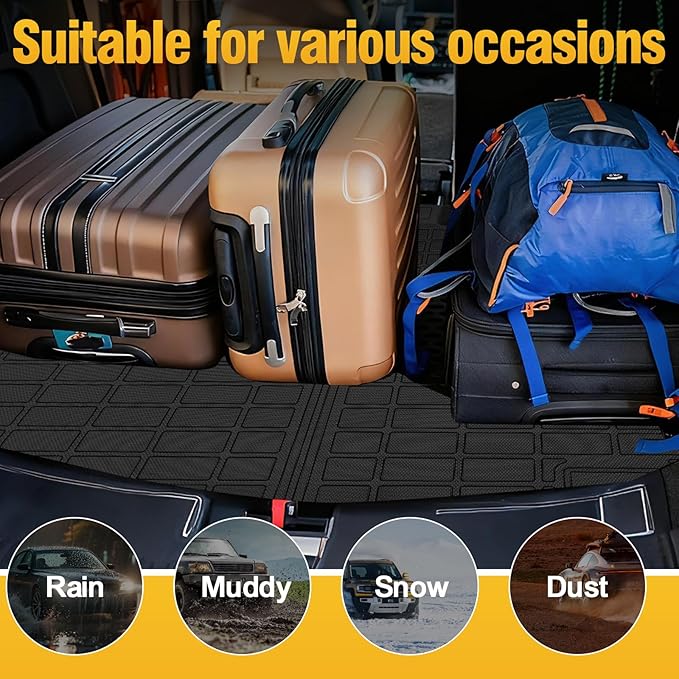 Trunk Liner Cargo Liners for Mazda CX-30 2020-2026 Rear Trunk Floor Mats 3D Boot Tray All-Weather TPE Black