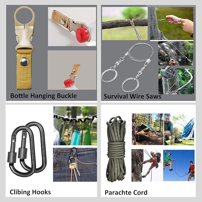 Gifts for Men Dad Him Birthday Christmas Fathers Day, Cool Gadget/Survival Gear and Equipment, Unique Camping Hunting Hiking Outdoor Gear, Gift Idea for Valentines Day Boyfriend Boys Stocking Stuffer