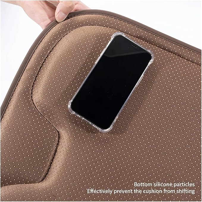 F Car Seat Cushion for BMW All Model I3 I4 I8 X1 X2 X3 X4 X5 X5M X6 X7 Z4 Car Lumbar Support Pillow Auto Seat Waist Back Cushion Y (Color : Brown A)