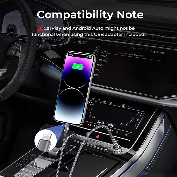 Basesailor Short 1FT iPhone 14 13 Charger Cable,USB C to Lightning Cable with USB A Adapter,Fast Charging Power Cord for Apple iPhone 12 11 Pro Max Plus XS XR X 8 7 6 Plus 5 SE,iPad 9 8th 9th Gen