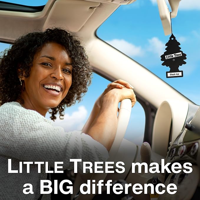 LITTLE TREES Car Air Freshener | Hanging Tree Provides Long Lasting Scent for Auto and Home | 24 Air Fresheners |Sliced