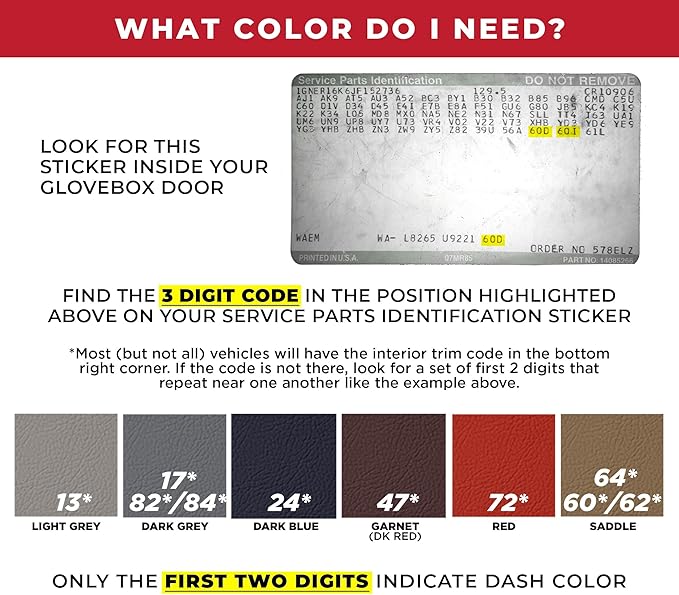 DashSkin Dash Cover Compatible with 1988-1994 C1500 C2500 C3500 K1500 K2500 K3500 Silverado Sierra Tahoe Yukon Suburban in Dark Grey (AKA Bluish Grey) - Hard Molded Plastic Dashboard Cap