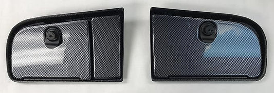 E-Z-Go TXT Golf Cart EZ Install Locking Glove Box Door Set in Carbon Fiber (Will FIT New and Current Generation 1994 and UP) (Will NOT FIT RXV Models)