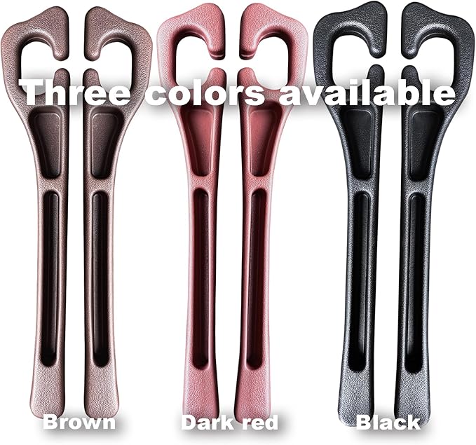 Elastic Car Seat Gap Filler Organizer (2-Pack) - Universal Fit for Car SUV Truck, Black Leather Texture, Prevents Items from Falling Between Seats, Easy Installation Tool-Free (Red)