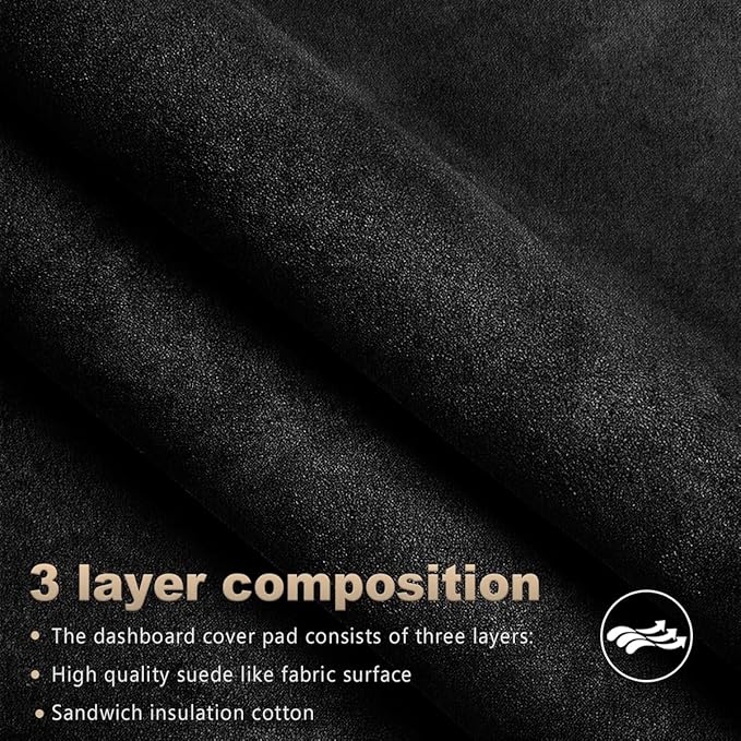 auovo Dashboard Cover Mat Compatible with Subaru Outback Accessories 2020-2024 Anti-Slip Dash Cover Dash Carpet Cover Sunshield Protector
