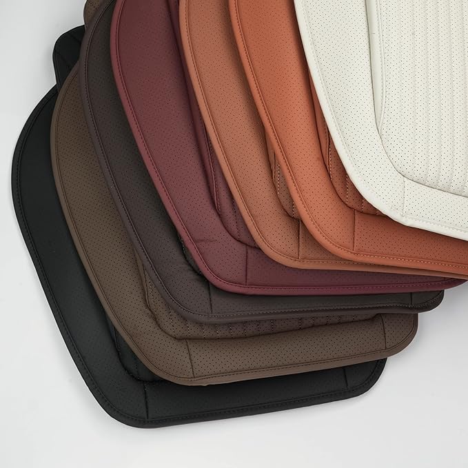 Car Seat Cushion Fit for BMW Accessories Front and Rear Seat Pad for Car Driver Seat Office Chair Black(1PC)