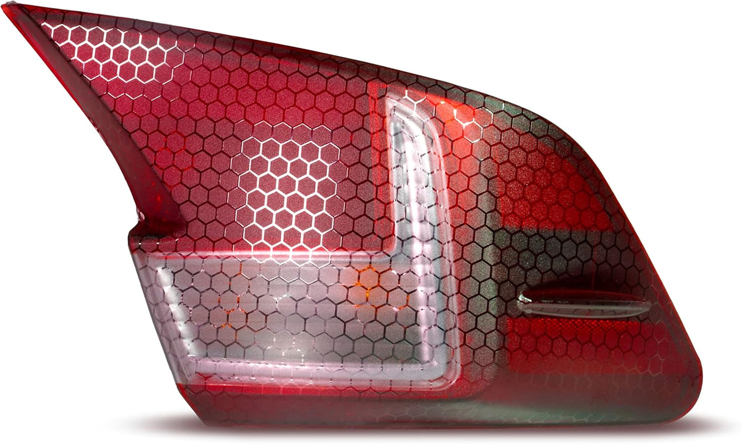 VViViD+ Honeycomb Matte Smoke Taillight Tint Bulk Vinyl Roll (25ft x 5ft)