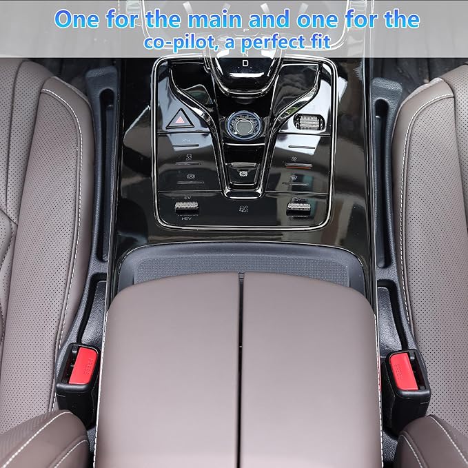 【Compatible with Toyota Corolla】 Seat Gap Filler,No Drop Seat Guard Compatible with Toyota Corolla,Drop Seat Guards for Cars(2Pcs),Emergency Keychain Car Escape Tool(2Pcs)