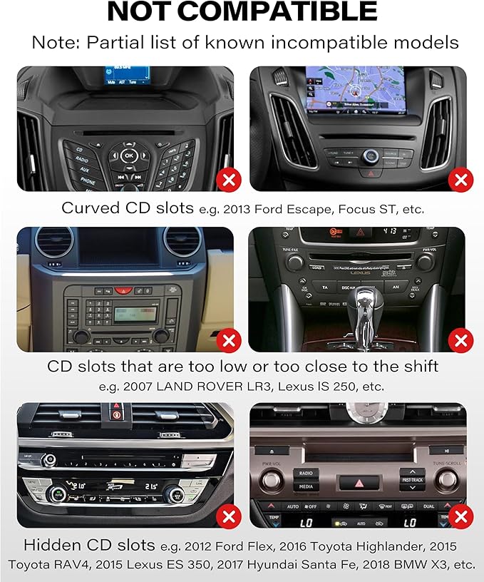 1Zero for MagSafe CD Car Mount Charger, Ultra Magnetic Phone Holder for CD Slot Charging, Fast Wireless Car Charger Mount Fit for iPhone 17 16 15 14 13 12 Pro Max Plus Mini (for Qi Charging)