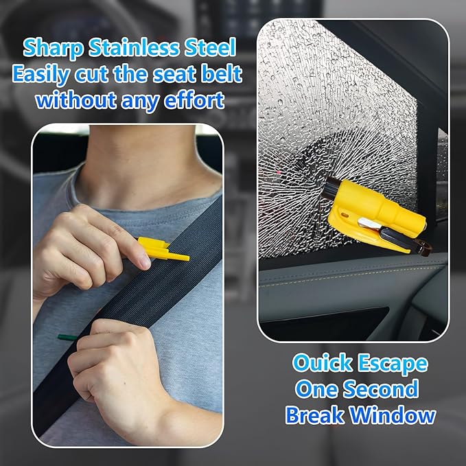 【Compatible with Hyundai Tucson】 Seat Gap Filler,No Drop Seat Guard Compatible with Hyundai Tucson,Drop Seat Guards for Cars(2Pcs),Emergency Keychain Car Escape Tool(2Pcs)
